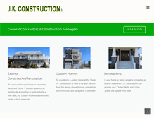 Tablet Screenshot of jkconstructionllc.com